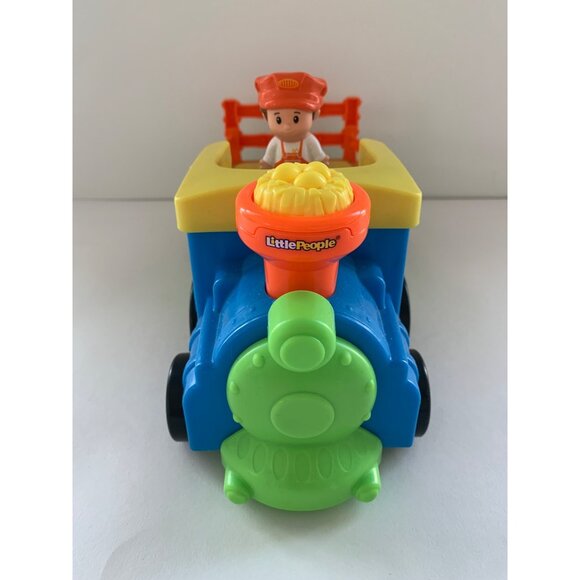 Little People Fisher Price Choo Choo Train With Conductor Makes Sounds See Video - Picture 1 of 11